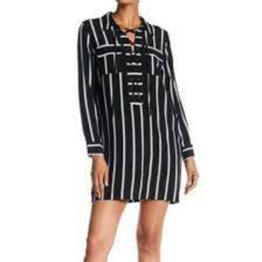 NWT 1.State Lace Up Shift Dress - Sz S